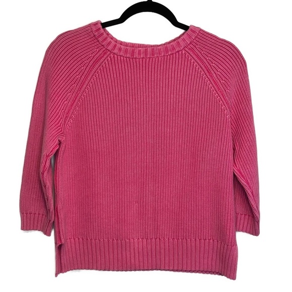 Tommy Bahama Cotton Pink Sweater Sz XS - Picture 1 of 6